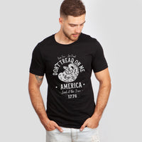 Thumbnail for Land Of The Free Don't Tread On Me America Because Of the Brave 1776 Tee