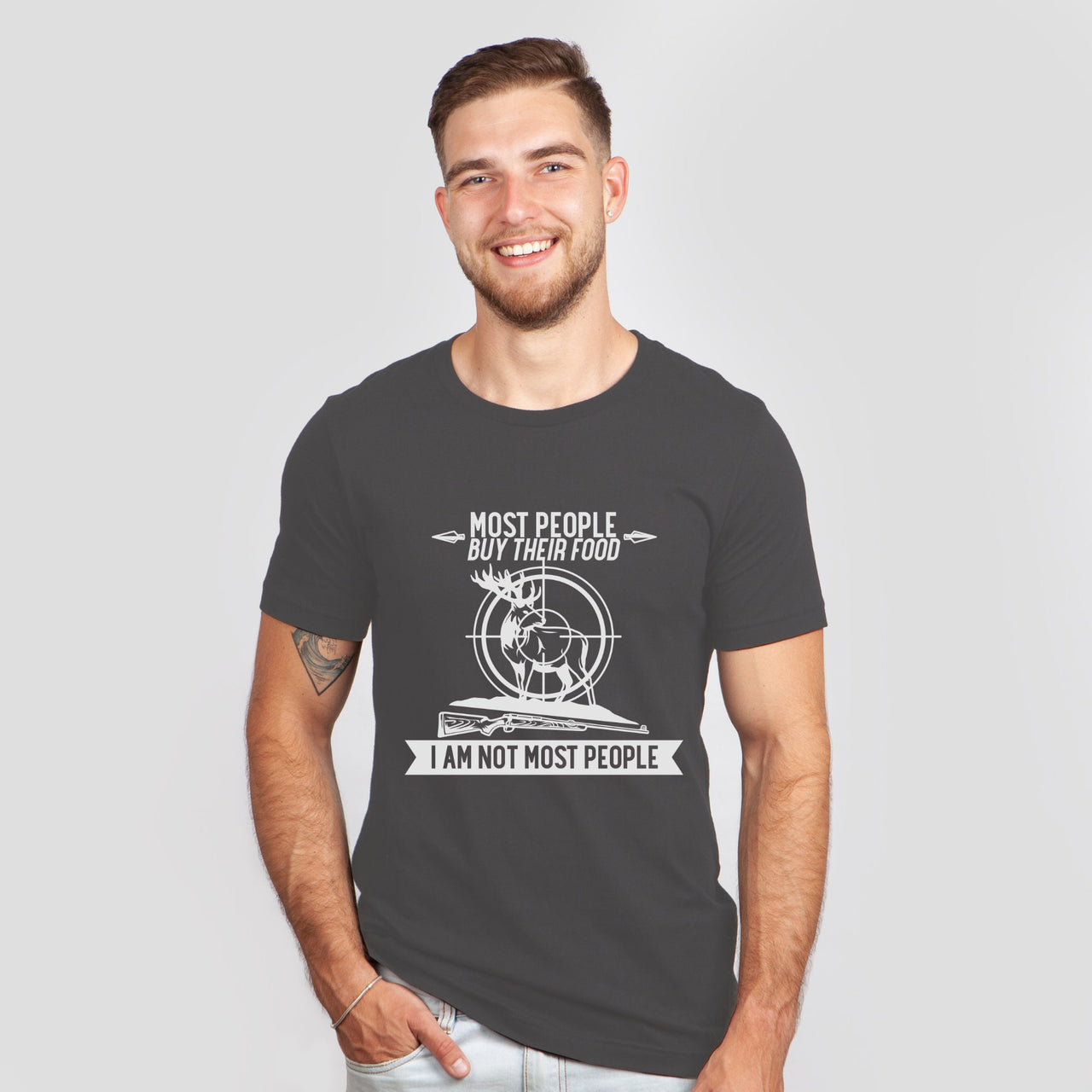 Most People Buy Their Food I Am Not Most People Graphic Tees
