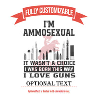 Thumbnail for Custom Beer Glass Gun Lover Gift, I'm Ammosexual Drinking Design, Personalized Drinkware Gift for Grandpa, Dad, Husband, Whiskey, Shot Glass