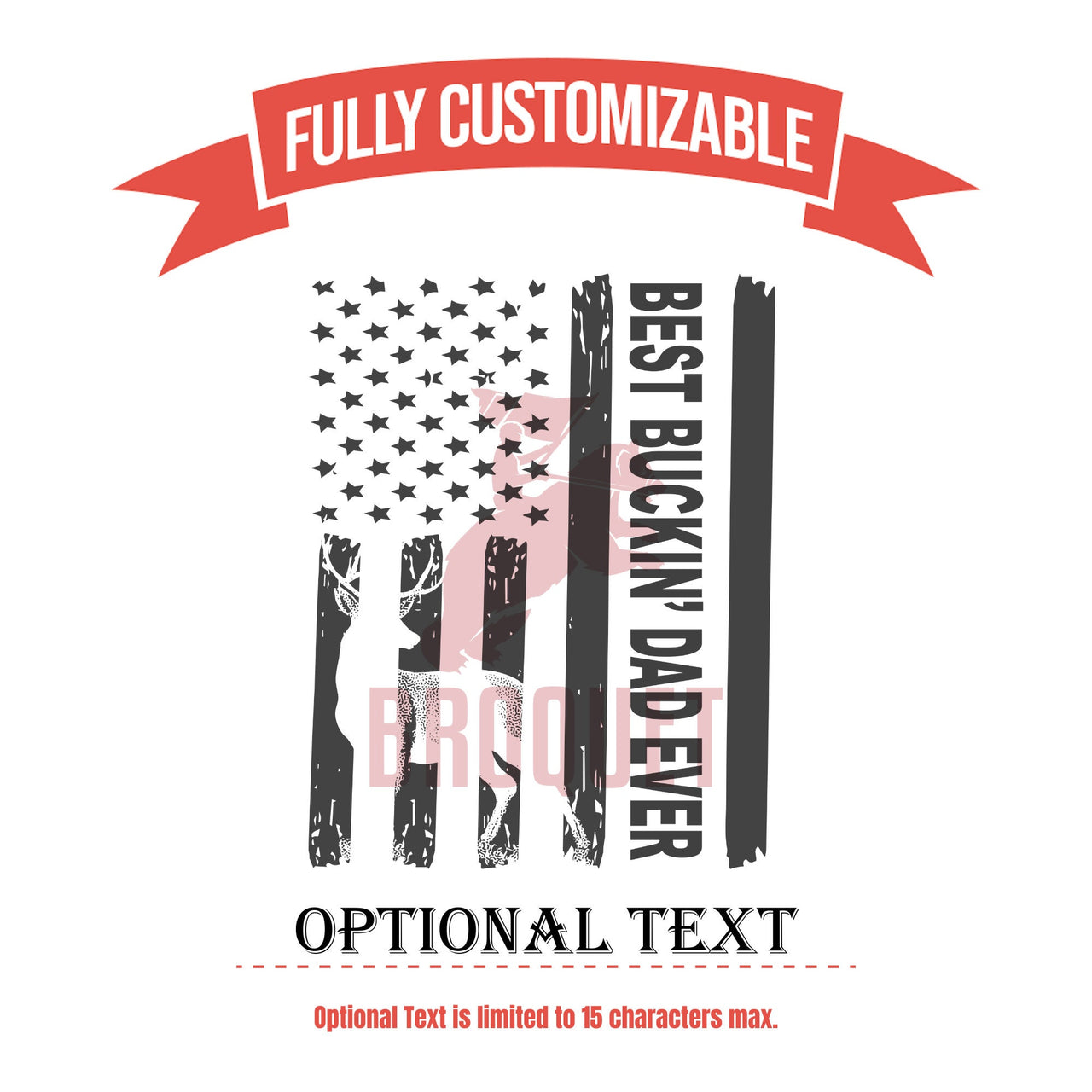 Best Buckin Dad Ever American Flag Tumbler, Custom Dad Tumbler Gift for Military Veteran Dad, Personalized Tumbler for Grandpa Father's Day
