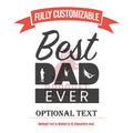 Personalized Dad Fishing Beer Glass