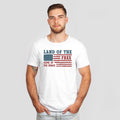 American Flag, Land Of The Free Home of the Brave Graphic T Shirt