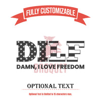 Thumbnail for DILF Damn I Love Freedom Tumbler