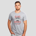 Guns are like boobs Funny Joke Shirt for Men