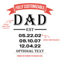 Personalized Tumblers Dad's Life Gift