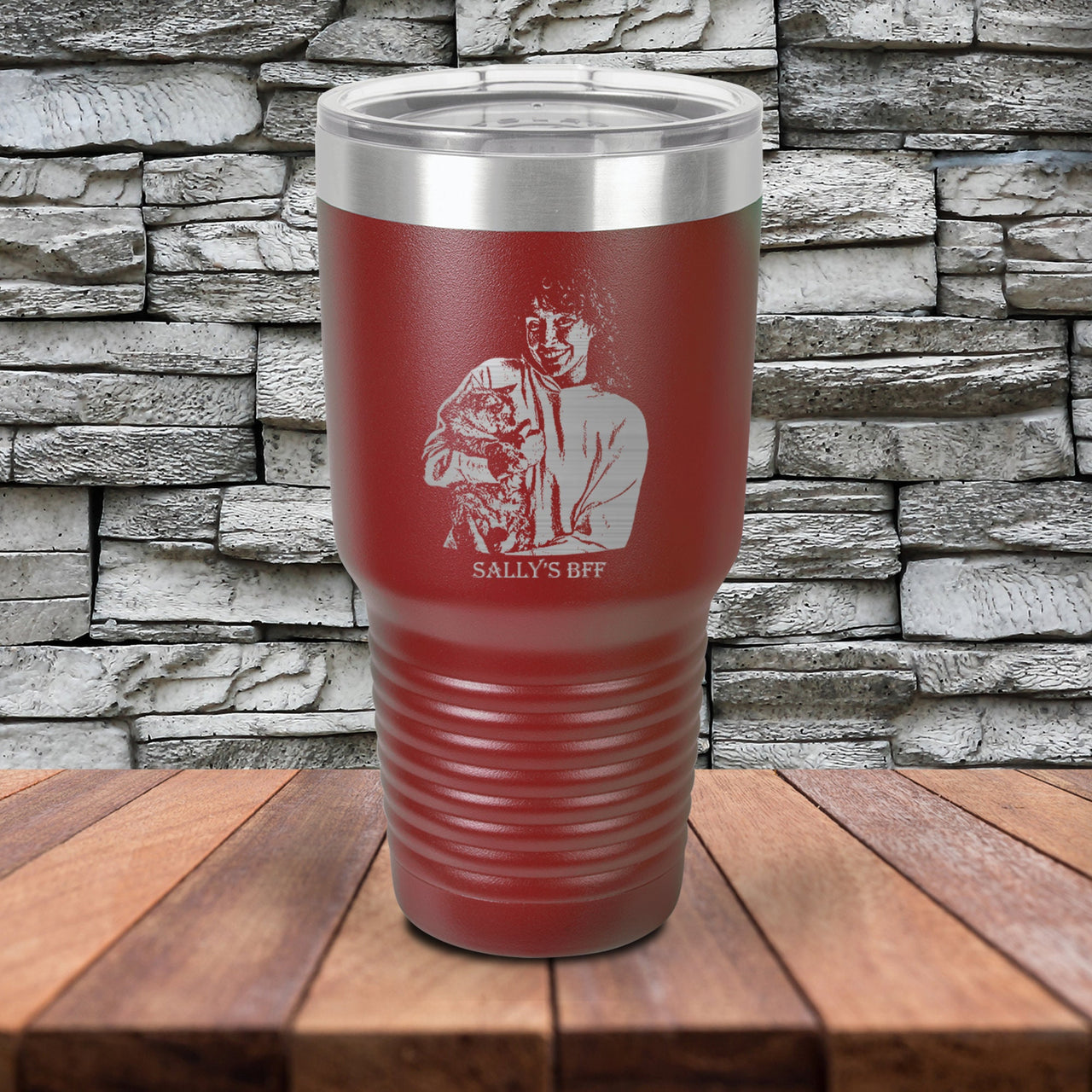 Personalized 30oz Tumbler for Cat Lover