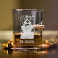 Custom Picture 10oz Bullet Whiskey Glass