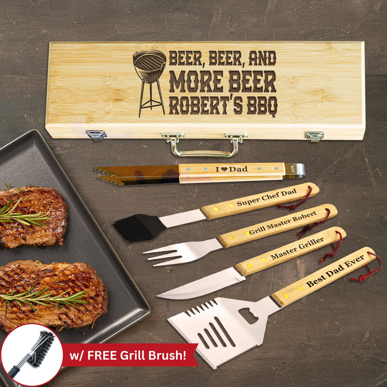 Personalized Grilling Gifts Best Gifts for Men Grill Masters Grill
