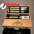 Personalized 5-Piece BBQ Set with Custom Name