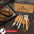 Personalized 5-Piece BBQ Set with Custom Name