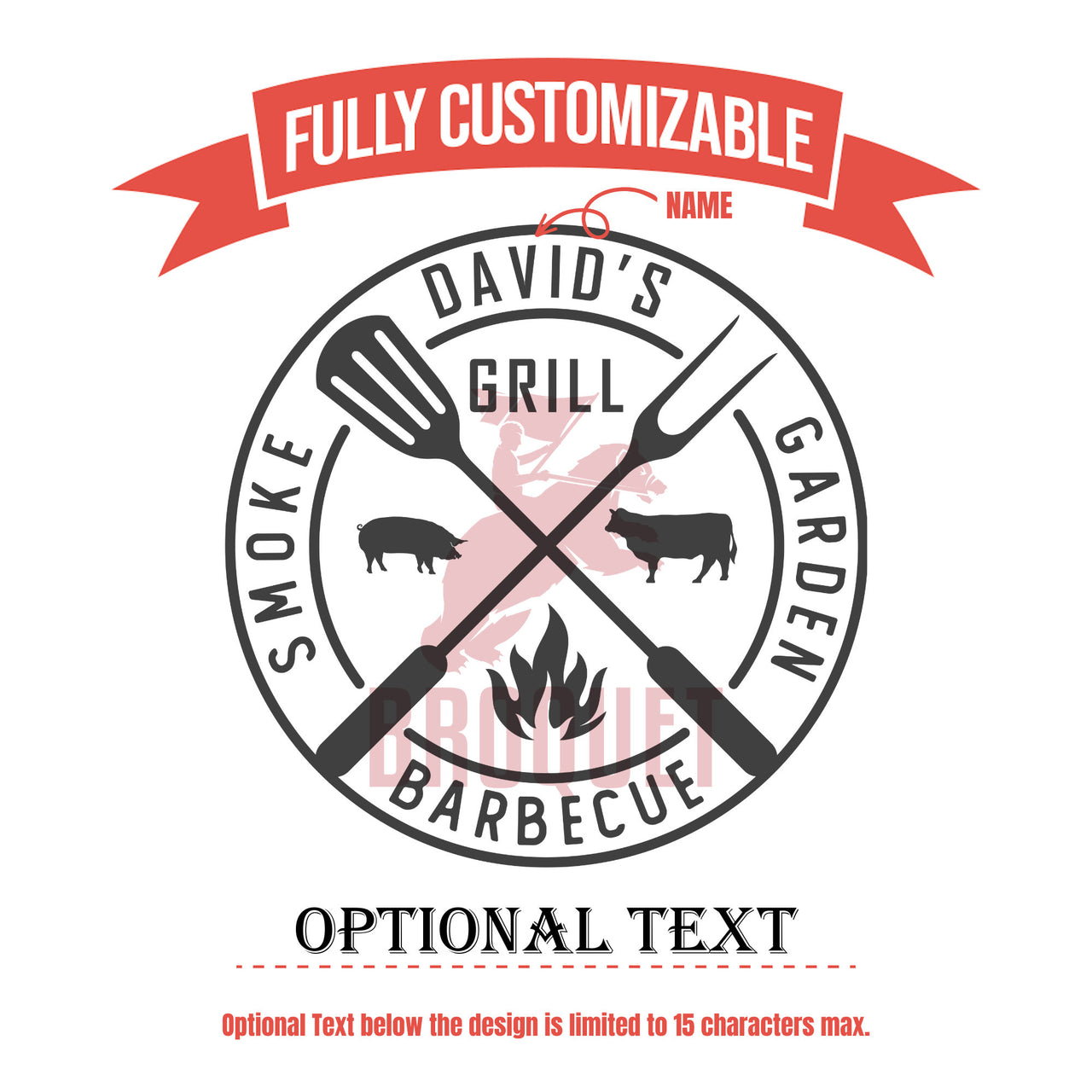 Premium Personalized 5-Piece BBQ Set for Father's Day