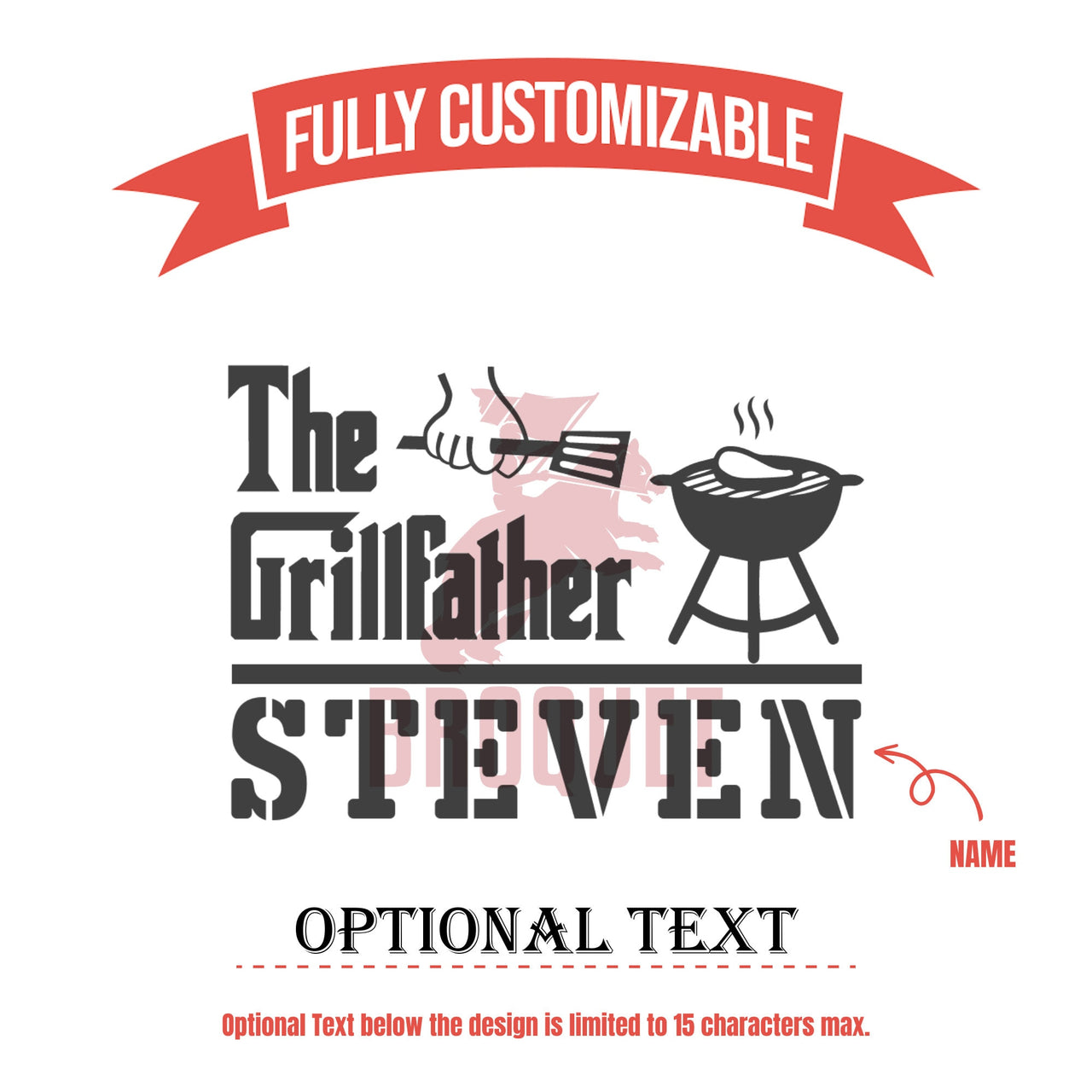 The Grillfather BBQ Set - Personalized 5-Piece Grill Dad Gift
