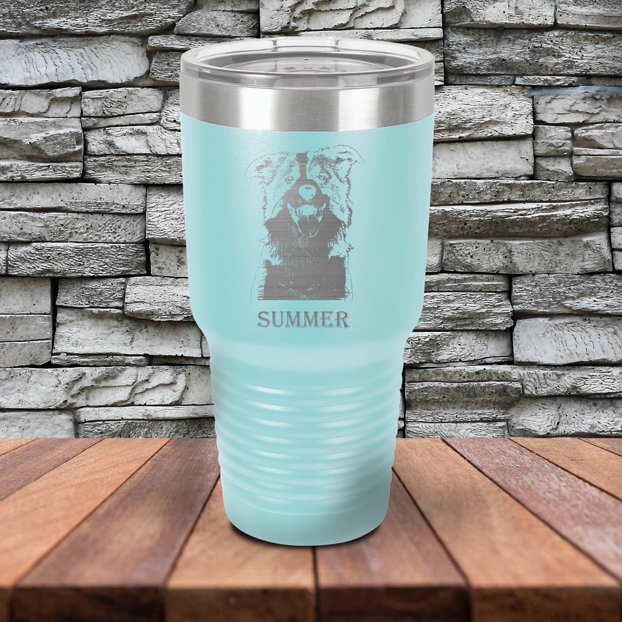 Dad Photo Custom Portrait 30oz Tumbler