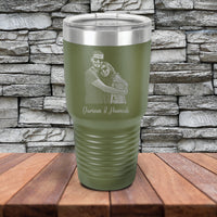 Thumbnail for Personalized 30 oz Dad Photo Tumbler, Custom Father Portrait Tumbler Gift from Son, Daughter, Wife, Custom Picture Tumbler for Dad, Grandpa