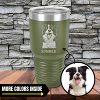 Thumbnail for Custom Pet Photo Engraved 30oz Tumbler Gift for Pet Owner