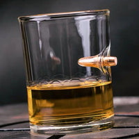 Thumbnail for Custom 10 oz Bullet Whiskey Glass Gift for Cops