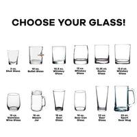 Thumbnail for Father of the Bride Picture Glasses, Custom Portrait Dad of Bride Gift, Personalized Photo on Glass Parents of the Bride Gift Drinkware