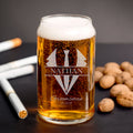 Personalized 16oz Beer Can Glass
