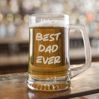 Thumbnail for Personalized Beer Mug, Custom TEXT 25oz Beer Mug Glass, Customized Engraved Beer Mug for Bar, Home Barware Glass Mug, Custom Beer Stein Dad