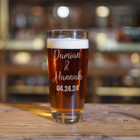 Thumbnail for Personalized 16 oz Willi Becher Beer Glass | Custom Your Text Home Bar ware