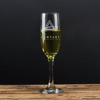 Thumbnail for Custom Champagne Flute Glass 8oz Your Logo Champagne Glasses