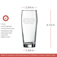 Thumbnail for Custom 16oz Willi Becher Beer Glass Your Own Logo, Personalized Beer Glasses Bulk Corporate Gifts, Company Logo Gifts for Employees, Client