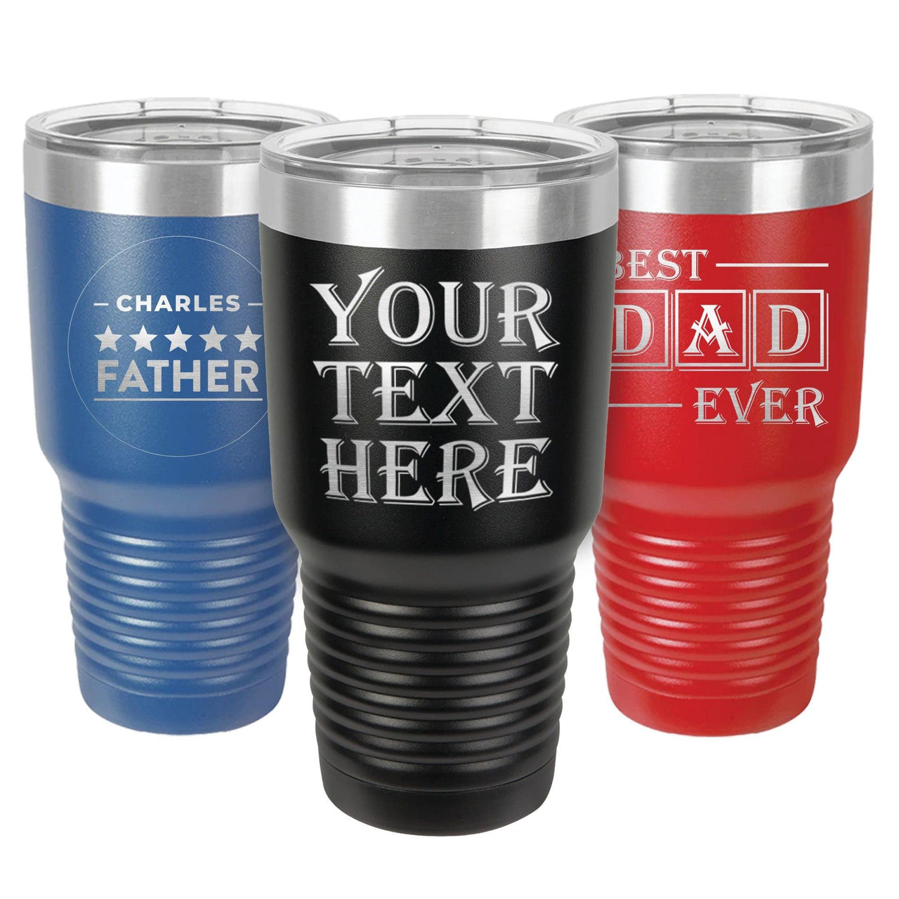 Personalized Tumbler with Lid, 30 oz Vacuum Insulated Tumbler